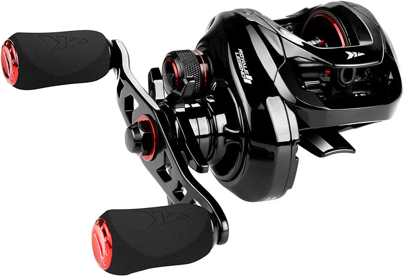 Kastking Royale Legend II Baitcasting Reels, New Compact Design Baitcaster Fishing Reel, 17.64LB Carbon Fiber Drag, Cross-Fire 8 Magnet Braking System, Available in 5.4:1 and 7.2:1