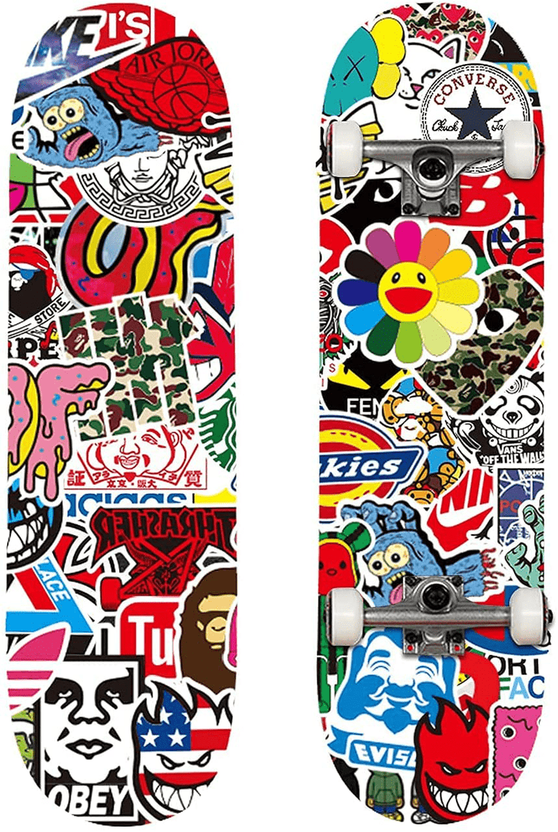 Nertpow Cool Brand Stickers 101 Pack Decals for Laptop Computer Skateboard Water Bottles Car Teens Sticker