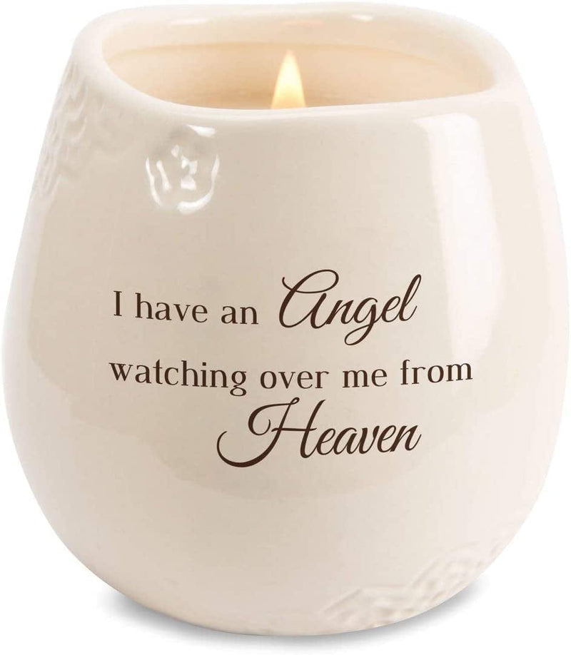 Pavilion - I Have an Angel Watching over Me from Heaven 8 Oz Soy Filled Ceramic Vessel Candle
