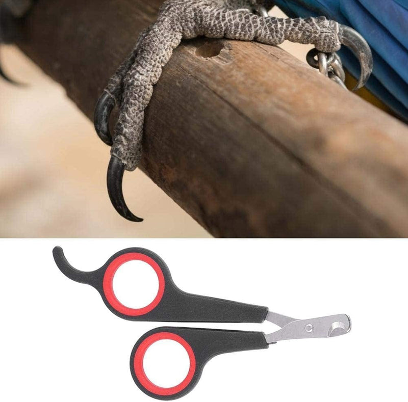 Pet Nail Scissors, Simple Appearance Design Pet Grooming Tool, Household Easy Grip and Non-Slip Bird Cage Accessories for Dog Cat Small Breeds Puppies Rabbits