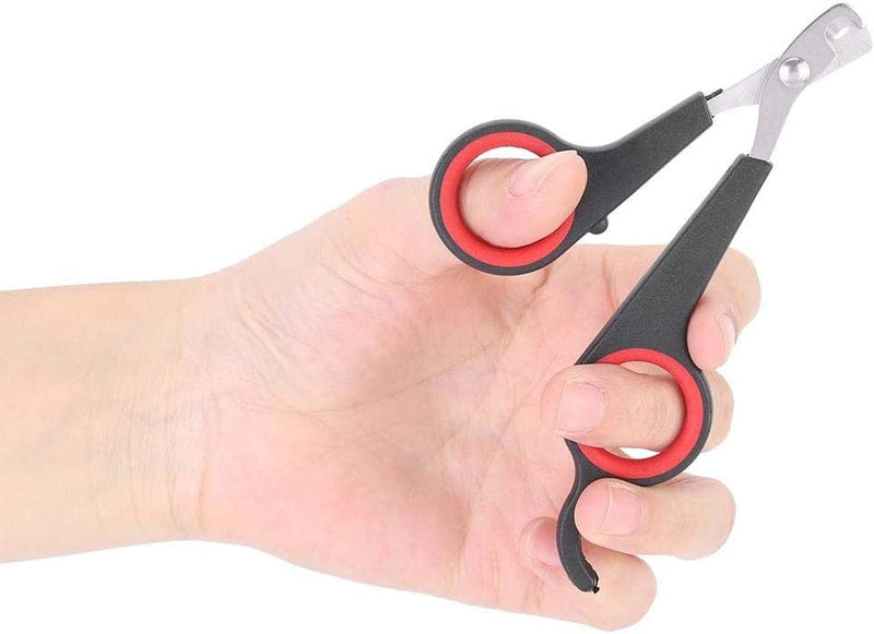 Pet Nail Scissors, Simple Appearance Design Pet Grooming Tool, Household Easy Grip and Non-Slip Bird Cage Accessories for Dog Cat Small Breeds Puppies Rabbits