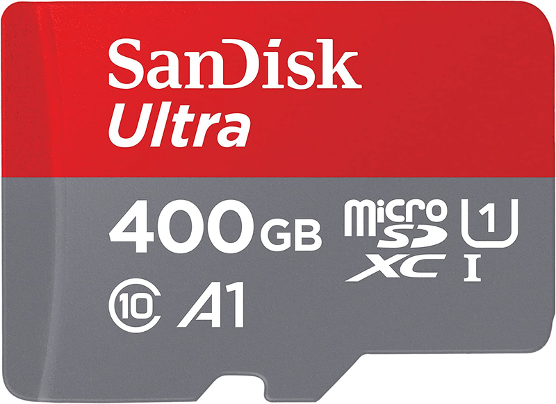 SanDisk 64GB Ultra MicroSDXC UHS-I Memory Card with Adapter - 100MB/s, C10, U1, Full HD, A1, Micro SD Card - SDSQUAR-064G-GN6MA