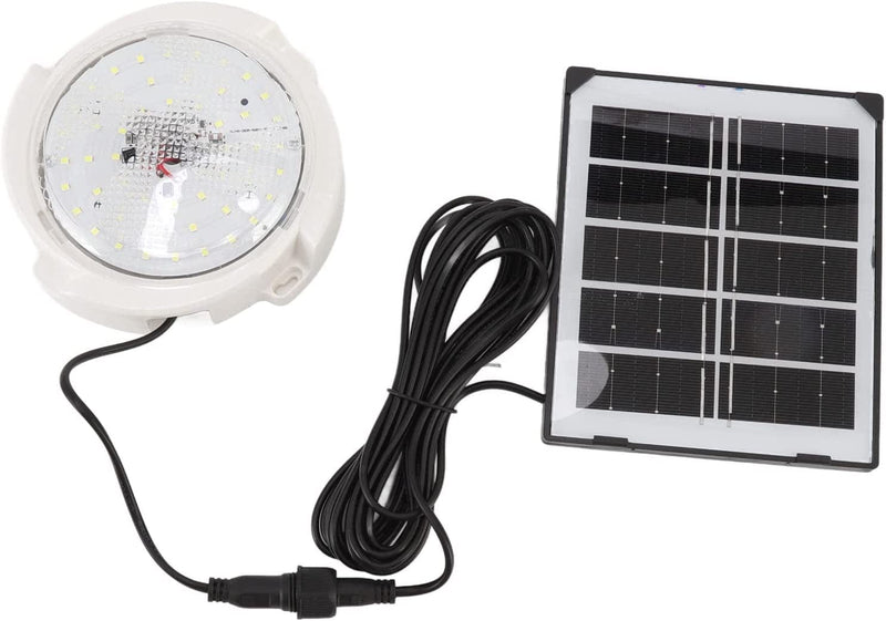 Solar Porch Ceiling Lights 2 Remote Control Modes 50 Lamp Beads Changable Solar Ceiling Lamp for Indoor 45W