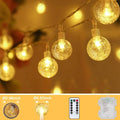 Tasodin LED Globe String Lights Battery Operated 20FT 50LED Fairy Lights with 8 Lighting Modes, Hanging Lights for Bedroom Dorm Patio Garden Christmas Party, Warm White