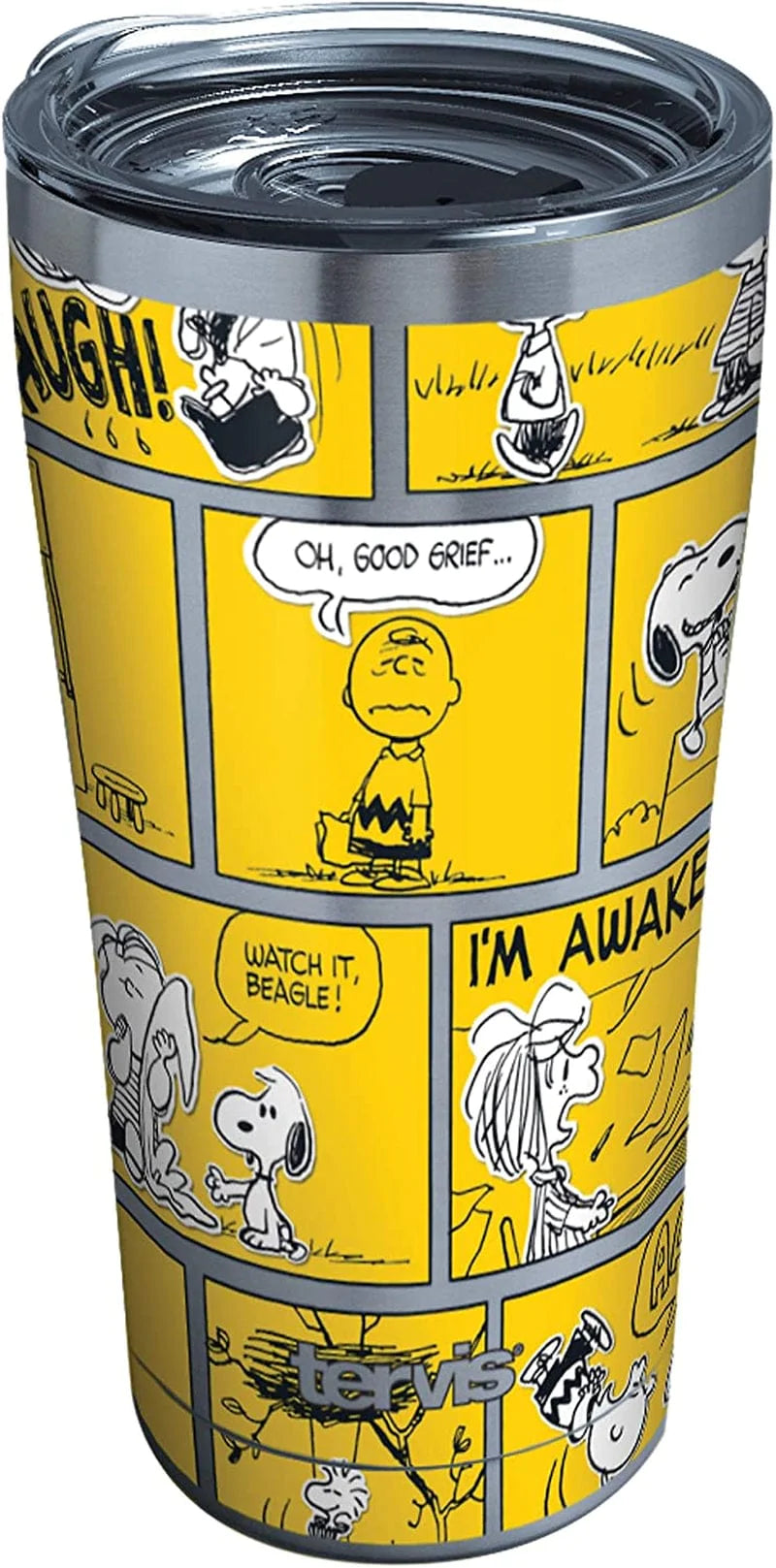 Tervis Peanuts™ - 70Th Comic Strip Triple Walled Insulated Tumbler Cup Keeps Drinks Cold & Hot, 20Oz, Stainless Steel