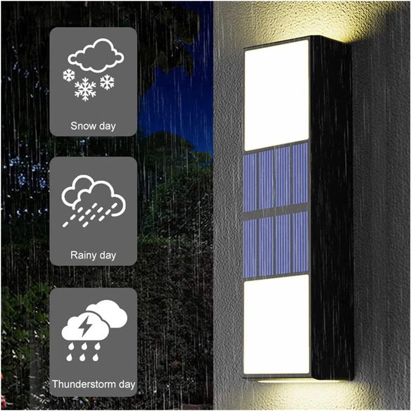 TONONE Solar LED Outdoor Light Waterproof Garden Decor Lamps for Balcony Courtyard Street Wall Light Garden Outdoor Solar Lamp (Color : Moon Blue)