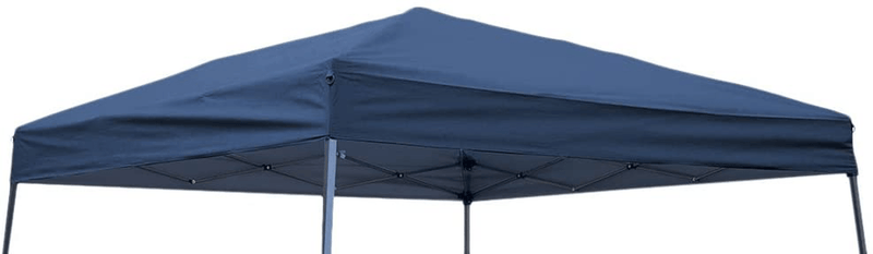 Trademark Innovations SLANTOP-10WHITE Square Replacement Canopy Gazebo Top, 7.96' x 7.96', Silvery White