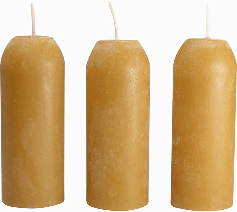 UCO Candle Lantern 3.5-Inch Candles, 3-Pack, 12-Hour Beeswax