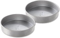 USA Pan Bakeware round Cake Pan, 9 Inch, Nonstick & Quick Release Coating, Made in the USA from Aluminized Steel, Set of 2