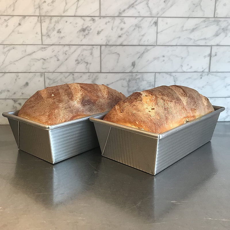 USA Pan Nonstick Standard Bread Loaf Pan, 1 Pound, Aluminized Steel