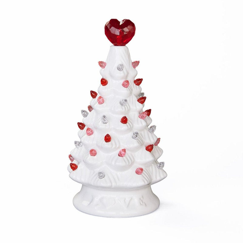 Valentine'S Day Retro LED Tree Decoration - Lighted Holiday Accent - Large