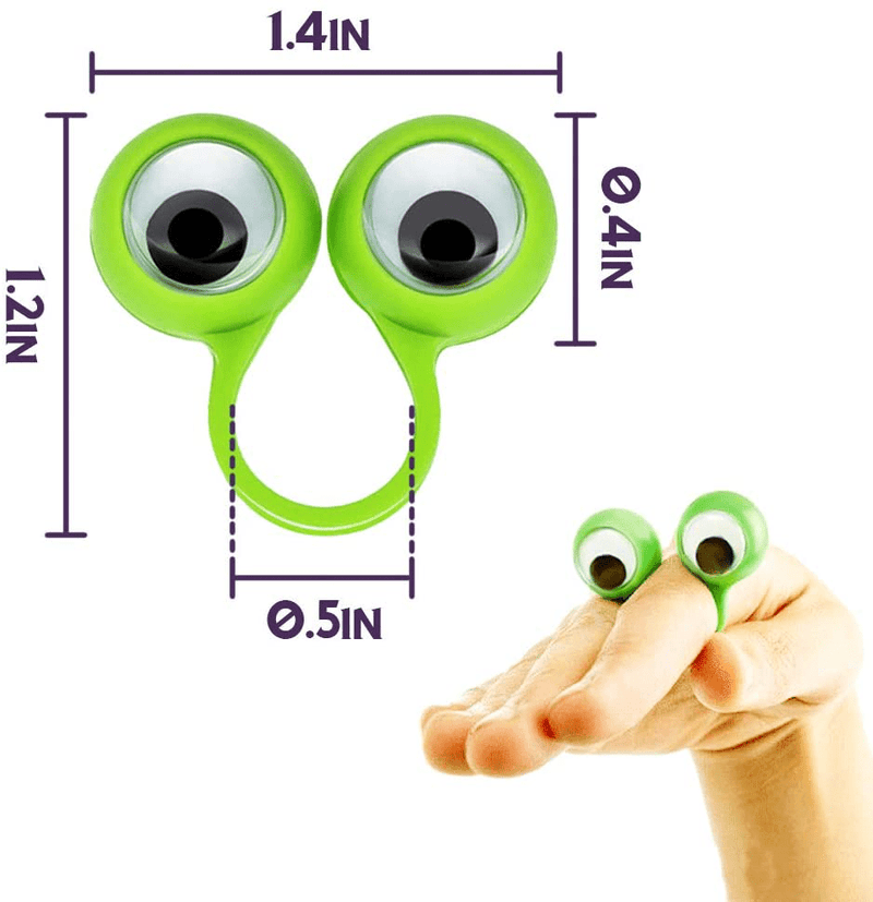 Valentines Day Gifts Cards for Kids, 28 Pack Valentine'S Greeting Cards with Funny Googly Eyes Finger Puppets Toy, Valentine School Classroom Prize Gifts Exchange, Party Favor Toy