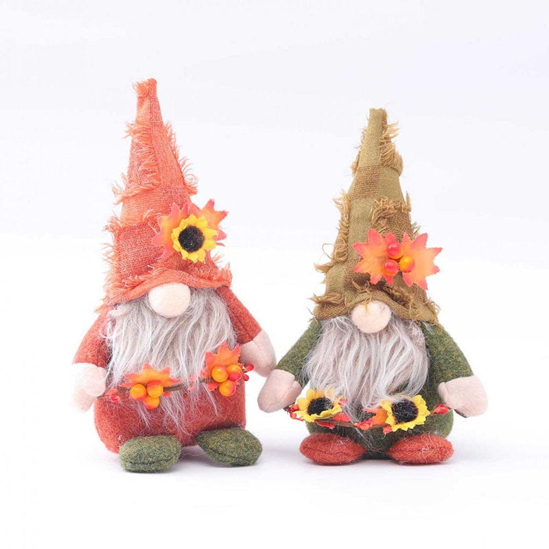 Valentines Day Gnome Plush Doll for Valentines Day Decorations - Mr & Mrs Handmake Swedish Tomte Stuffed Gnomes for Valentines Day Table Ornament Decor, Valentine'S Gift (1PC) - Orange