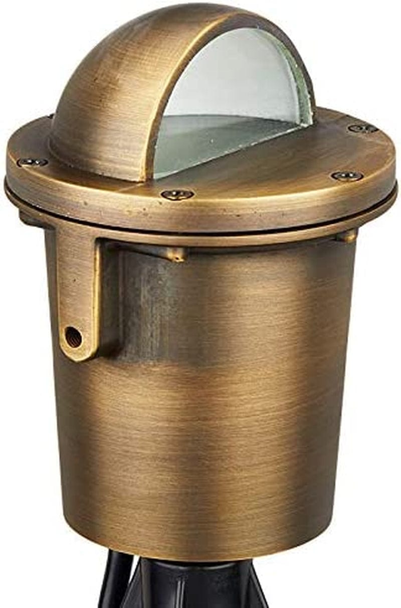 VOLT Waterproof Forged Brass 12V In-Grade Bronze Well Light with 5W LED Bulb