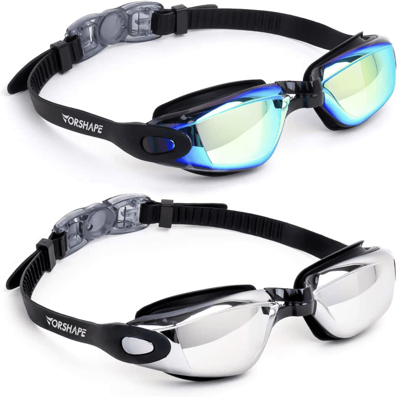 Vorshape Swim Goggles Pack of 2 Swimming Goggle No Leaking
