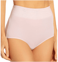 Warner's Women's No Pinching No Problem Microfiber with Lace Brief Panty
