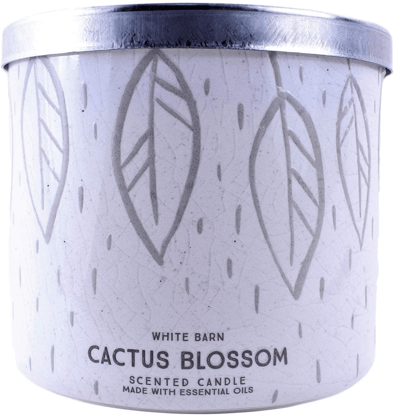 White Barn Bath and Body Works Cactus Blossom 3 Wick Scented Candle 14.5 Ounce