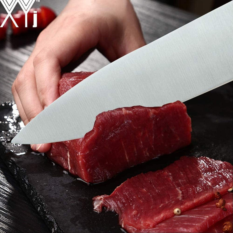 Xyj Stainless Steel Kitchen Knives Set Fruit Paring Utility Santoku Chef Slicing Bread Japanese Kitchen Knife Set Accessories