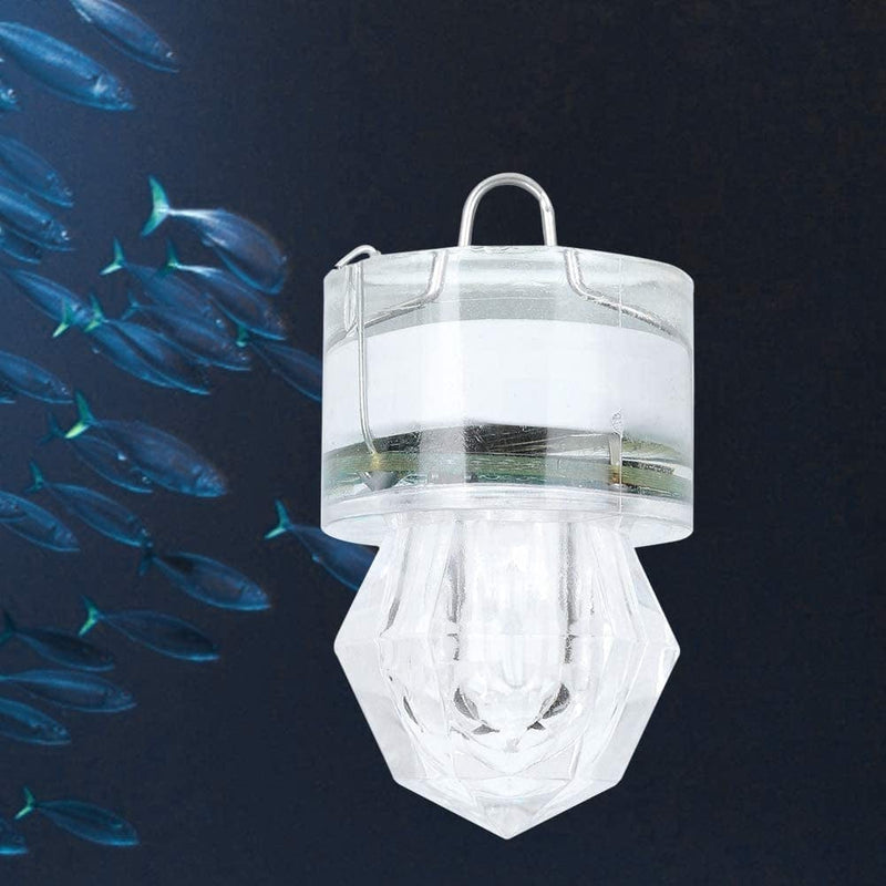 Yeuipea Fishing Lure Light,Mini Waterproof LED Fish Lure Underwater Fishing Light Attractive Deep Drop Lamp