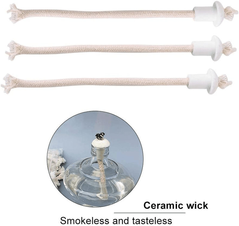 Yosoo Ceramic Wick Supporting Ceramics Lamp Holder Wick seat lamp Alumina High Temperature Ceramic forlamps
